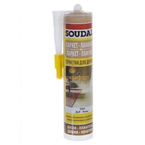 Soudal Oak 280 мл - акриловый паркетный герметик для деревянных и ...