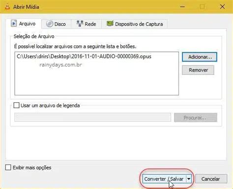 Como converter áudio do WhatsApp opus para mp3 no PC