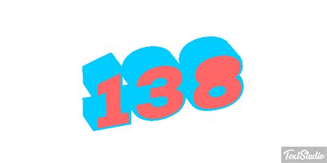 138 Number Animated GIF Logo Designs