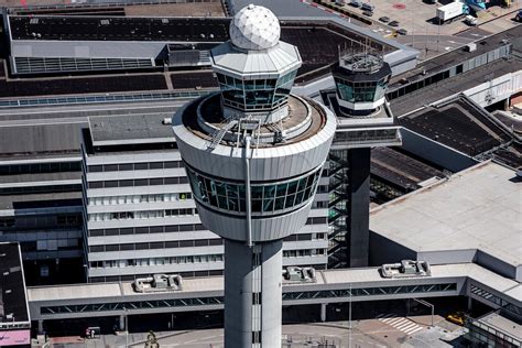 Luchtfoto De Schipholtoren Of Toren Centrum Ontworpen Door Benthem