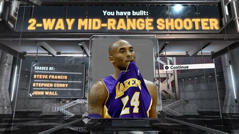 Best Way Mid Range Shooter Build In Nba K Youtube