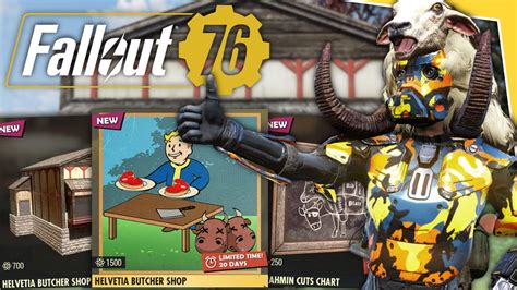 Fallout 76 Helvetia Butcher Shop Bundle Showcase And Review Youtube