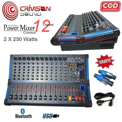 Power Mixer Crimson Crx D Mixer Power Channel X Watts