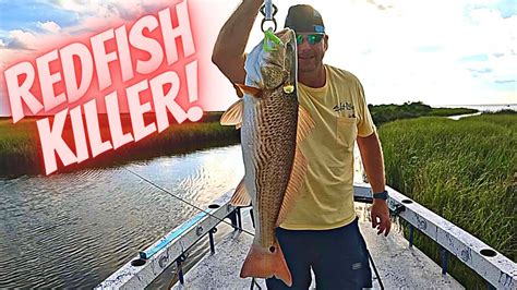 Best Redfish Lure Ever Quick Limits Marsh Creek Fishing Youtube