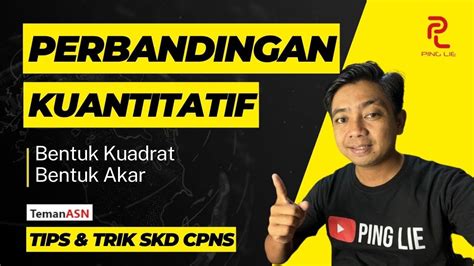 CUKUP 5 DETIK Untuk Menjawab Soal PERBANDINGAN Ini TIU SKD CPNS