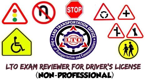 LTO EXAM REVIEWER FOR NON PROFESSIONAL DRIVERS LICENSE JHUNADRIANLEE