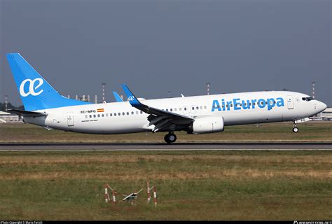 EC MPG Air Europa Boeing 737 85P WL Photo By Mario Ferioli ID 772128