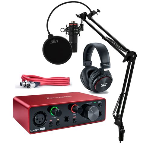 Focusrite Scarlett Solo Studio 3rd Gen USB Audio Interface and Recording Bundle - Walmart.com ...