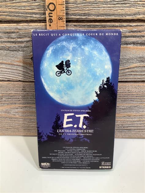 Vintage VHS E T The Extra Terrestrial 1982 Etsy