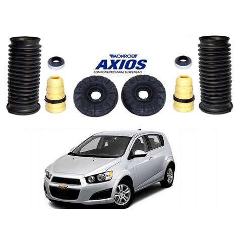 Kit Batente Dianteiro Coxim Coifa Axios Chevrolet Sonic 1 6 2012 A 2014