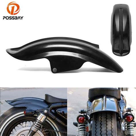 Possbay Motorcycle Rear Mudguard Fender Bike Solo Seat Bobber Chopper