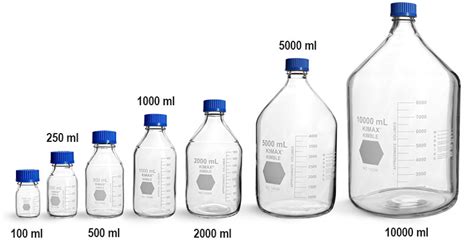 Sks Science Products Lab Bottles Media Bottles Glass Safety Coated