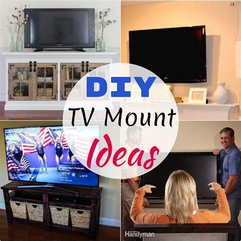 15 DIY TV Mount Ideas - How To Build A TV Wall Mount - DIYnCrafty