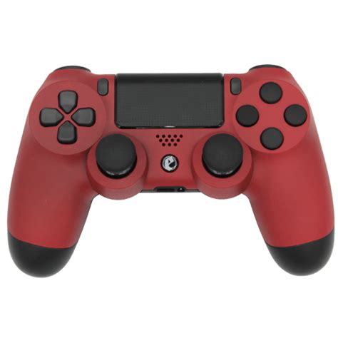 PS4 + PC Red & Black Controller