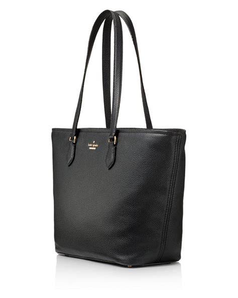 Kate Spade Jana Large Leather Tote In Black Lyst