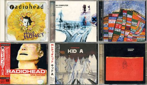 【傷や汚れあり】レディオヘッド【cd まとめて 6枚】radiohead Pablo Honey The Bends Ok Computer