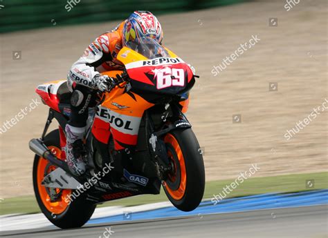 Nicky Hayden Repsol Honda Team Qualifies Editorial Stock Photo Stock