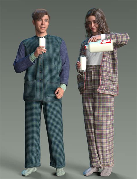 Dforce Comfy Pajama Set For Genesis And Daz D