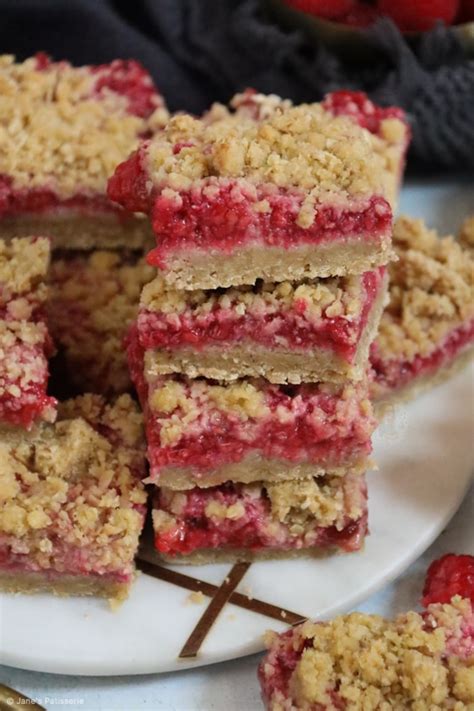 Raspberry Crumble Bars Jane S Patisserie