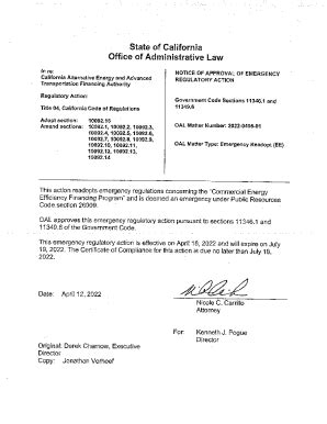 Fillable Online Notice Of Approval Notice Of Approval Fax Email Print