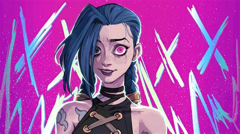 Jinx Arcane 4K 4430e Wallpaper PC Desktop