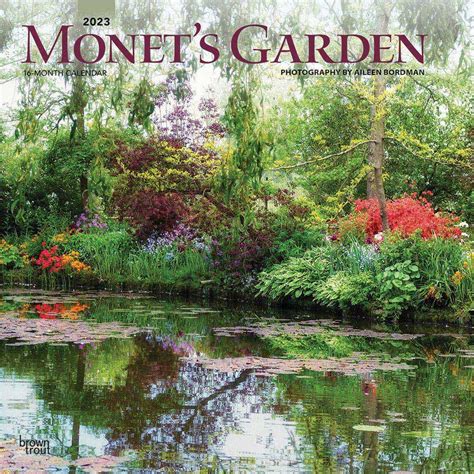 Monet S Garden 2023 12 X 24 Inch Monthly Square Wall Calendar