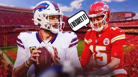 Chiefs Patrick Mahomes Regrets Nsfw Rant At Josh Allen After Week 14