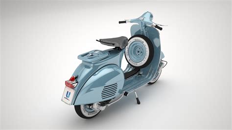 Classic Vintage Vespa 3D Model - TurboSquid 2114749