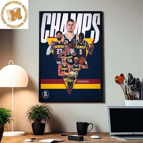 Congrats Denver Nuggets First Nba Title In Franchise History Home Decor