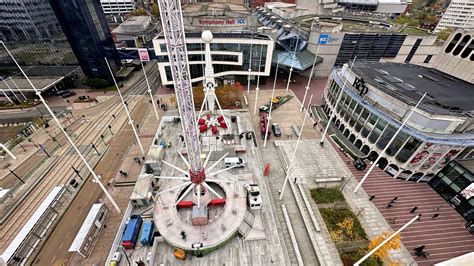 Views Birmingham S Star Flyer And Big Wheel Which Have Gone Up In