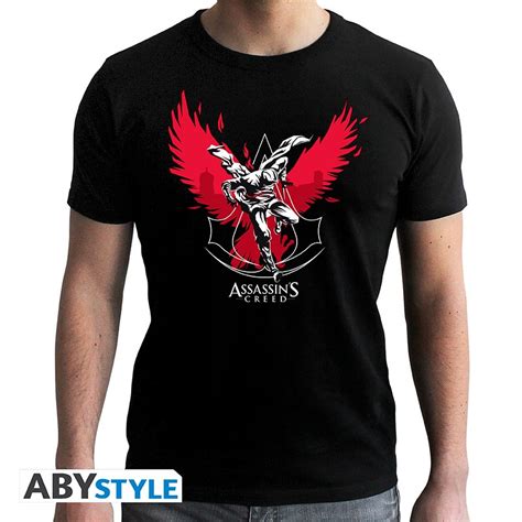 Assassin S Creed Tshirt Assassin Man Ss Black New Fit Abysse