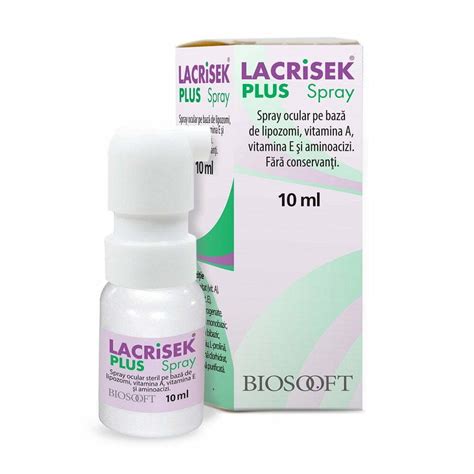 Lacrisek PLUS Spray Ocular 8 Ml Biosoft Italia Farmacia Morpheus