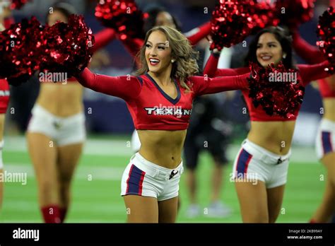 Houston Texas Usa 3rd Nov 2022 A Houston Texans Cheerleader Performs Prior To The Game