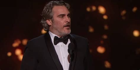 Memes of Joaquin Phoenix Riffing on Cow Insemination in Oscar Speech