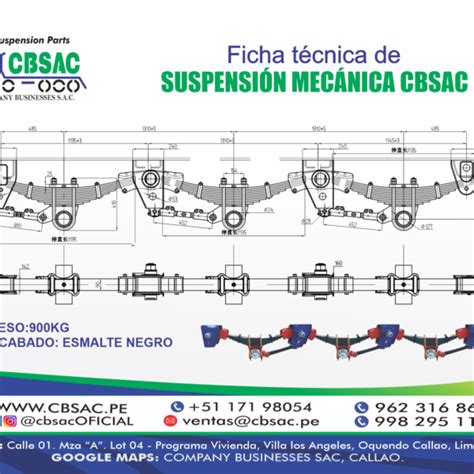 Suspensi N Neum Tica Para Semirremolque Marca Cbsac Cbsac