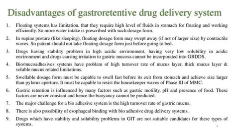 Gastroretentive Drug Delivery System PPT Pptx