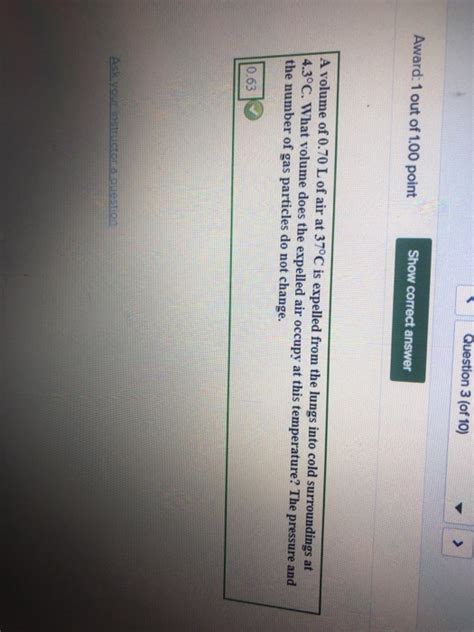 Solved Question 3 Of 10 Award 1 Out Of 1 00 Point Show Chegg