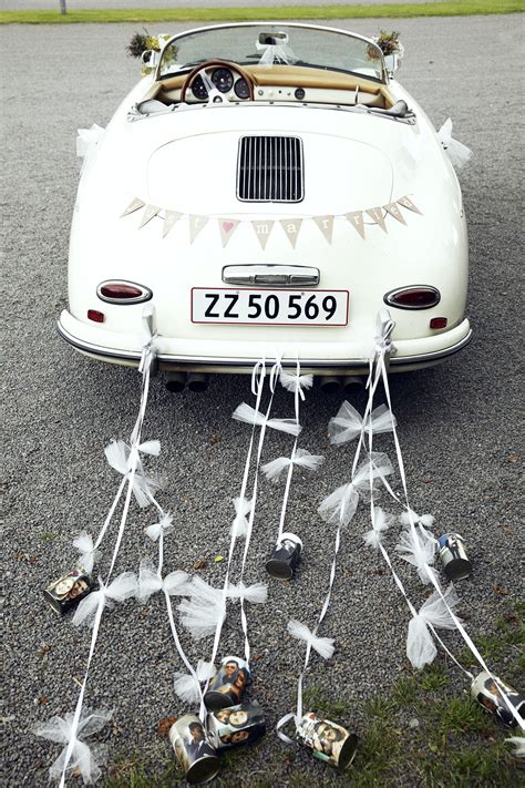 Just Married Car Decorations Cans - PinMomStuff