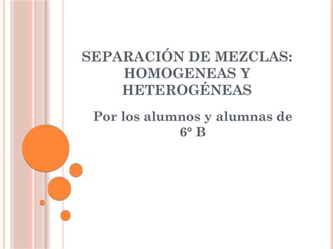 Calaméo Separación De Mezclas Homogéneas Y Heterogéneas