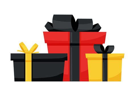 Three Gift Boxes On White Background Vector Art At Vecteezy