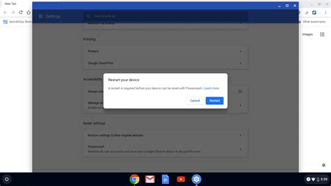 How To Reset A Chromebook To Factory Settings