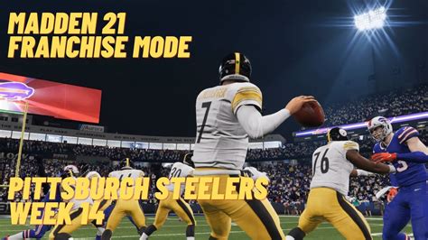 Madden 21 Full Gameplay Franchise Mode Pittsburgh Steelers Week