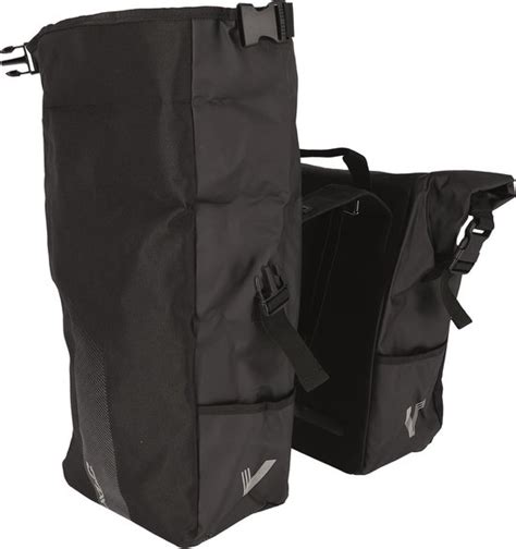 XLC V Light Rolltop Dubbele Fietstas Zwart 56 Liter Bol