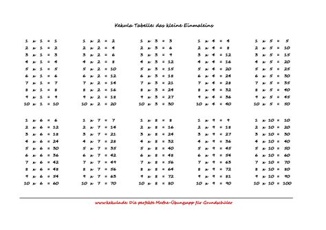 kleine einmaleins Archive Mathe üben für Grundschule