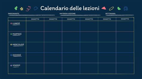 Crea Un Planning Settimanale Gratis Da Stampare Canva