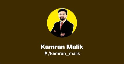 Kamran Malik Twitter Facebook Linktree