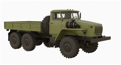 Truck Ural 4320 3D Model CGTrader