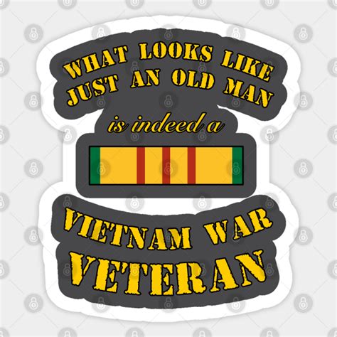 Vietnam War Veteran Veterans Day Sticker Teepublic