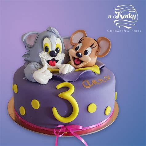 Tom Jerry Decorated Cake By Katka CakesDecor