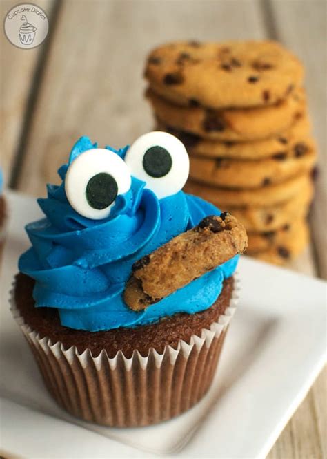 Cookie Monster Cupcakes Cupcake Diaries